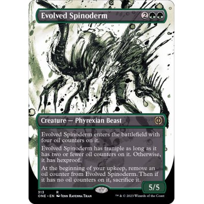 (FOIL)(ショーケース枠)進化したスパイノダーム/Evolved Spinoderm《英語》【ONE】