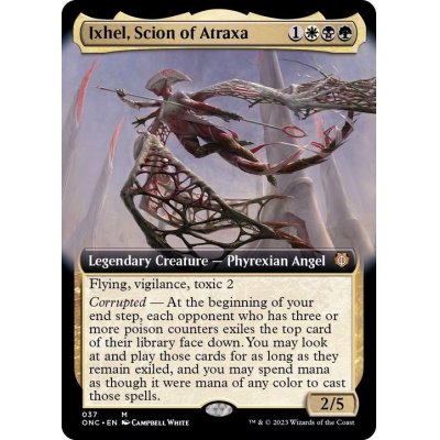 (フルアート)アトラクサの後継、イクセル/Ixhel, Scion of Atraxa《英語》【ONC】