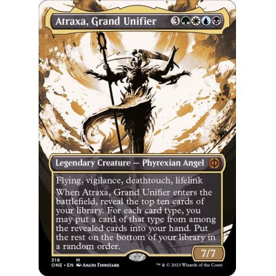 (FOIL)(ショーケース枠)偉大なる統一者、アトラクサ/Atraxa, Grand Unifier《英語》【ONE】