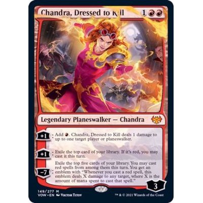 (FOIL)勝負服纏い、チャンドラ/Chandra, Dressed to Kill《英語》【VOW】