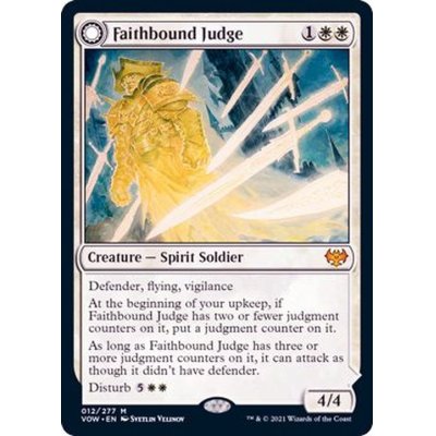 (FOIL)信仰縛りの審判官/Faithbound Judge《英語》【VOW】