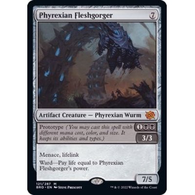 [EX+](FOIL)ファイレクシアの肉体喰らい/Phyrexian Fleshgorger《英語》【BRO】