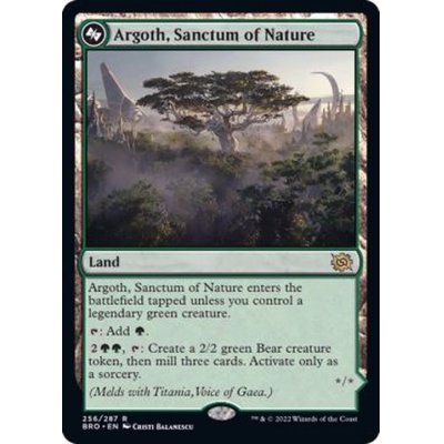 [EX+](FOIL)自然の聖域、アルゴス/Argoth, Sanctum of Nature《英語》【BRO】