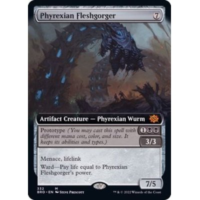 [EX+](フルアート)ファイレクシアの肉体喰らい/Phyrexian Fleshgorger《英語》【BRO】