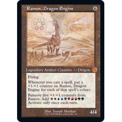 (ダブルレインボウFOIL)(設計図)ドラゴン・エンジン、レイモス/Ramos, Dragon Engine《英語》【BRR】