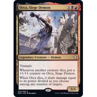 (FOIL)包囲の悪魔、オルカ/Orca, Siege Demon《英語》【DMC】