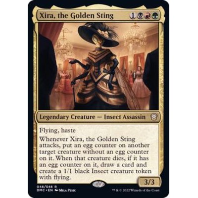 (FOIL)黄金の一刺し、ジラ/Xira, the Golden Sting《英語》【DMC】