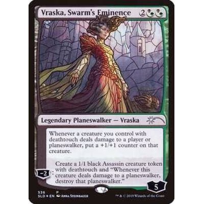 [EX+](FOIL)群集の威光、ヴラスカ/Vraska, Swarm's Eminence《英語》【SLD】