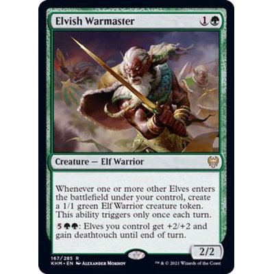 [EX+]エルフの戦練者/Elvish Warmaster《英語》【KHM】