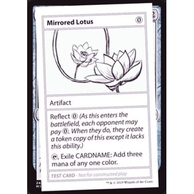 [EX+](PWマークなし)Mirrored Lotus《英語》【Mystery Booster Playtest Cards】