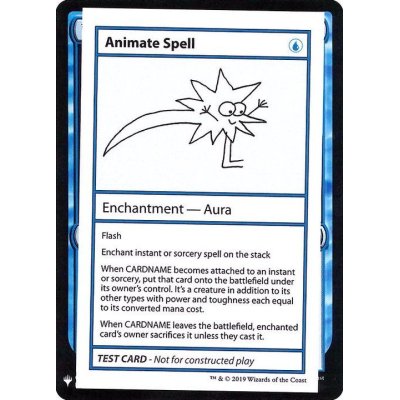 (PWマークなし)Animate Spell《英語》【Mystery Booster Playtest Cards】