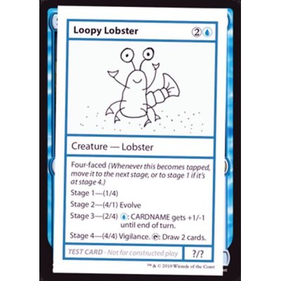 (PWマークなし)Loopy Lobster《英語》【Mystery Booster Playtest Cards】