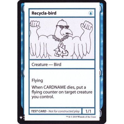 (PWマークなし)Recycla-bird《英語》【Mystery Booster Playtest Cards】