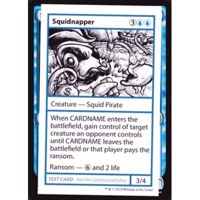 (PWマークなし)Squidnapper《英語》【Mystery Booster Playtest Cards】