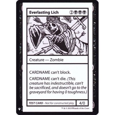 [EX+](PWマークなし)Everlasting Lich《英語》【Mystery Booster Playtest Cards】