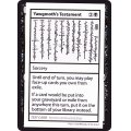 (PWマークなし)(2021)Yawgmoth's Testament《英語》【Mystery Booster Playtest Cards】