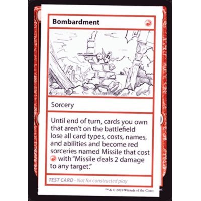 (PWマークなし)Bombardment《英語》【Mystery Booster Playtest Cards】