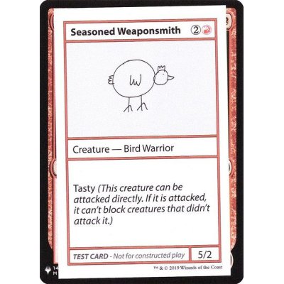 [EX+](PWマークなし)Seasoned Weaponsmith《英語》【Mystery Booster Playtest Cards】