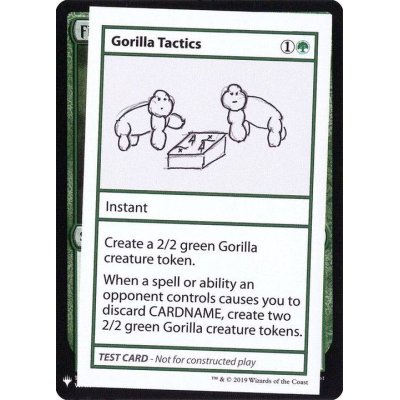 (PWマークなし)Gorilla Tactics《英語》【Mystery Booster Playtest Cards】