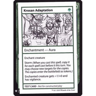 (PWマークなし)Krosan Adaptation《英語》【Mystery Booster Playtest Cards】