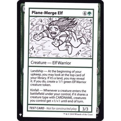 (PWマークなし)Plane-Merge Elf《英語》【Mystery Booster Playtest Cards】