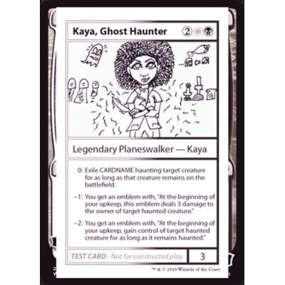 (PWマークなし)Kaya, Ghost Haunter《英語》【Mystery Booster Playtest Cards】