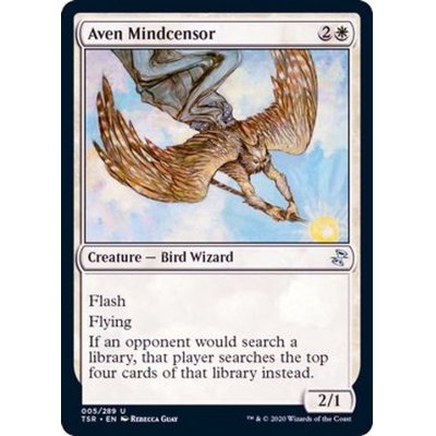 (FOIL)エイヴンの思考検閲者/Aven Mindcensor《英語》【TSR】