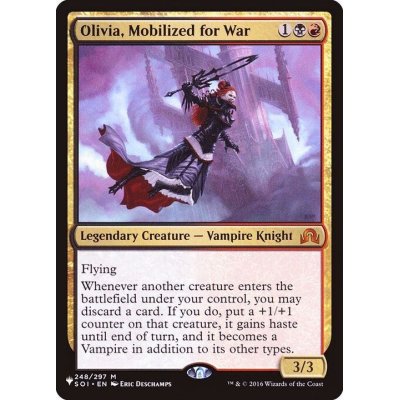 戦争に向かう者、オリヴィア/Olivia, Mobilized for War《英語》【Reprint Cards(The List)】