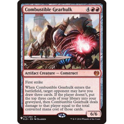 焼却の機械巨人/Combustible Gearhulk《英語》【Reprint Cards(The List)】