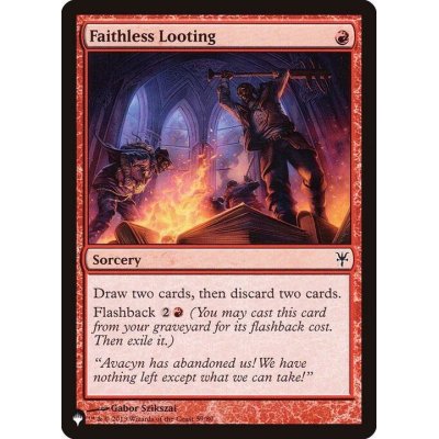 [EX+]信仰無き物あさり/Faithless Looting《英語》【Reprint Cards(The List)】