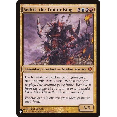 裏切り者の王、セドリス/Sedris, the Traitor King《英語》【Reprint Cards(The List)】