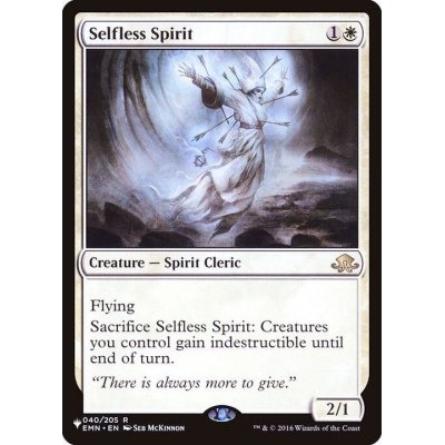 無私の霊魂/Selfless Spirit《英語》【Reprint Cards(The List)】