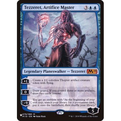 [EX+]工匠の達人、テゼレット/Tezzeret, Artifice Master《英語》【Reprint Cards(The List)】