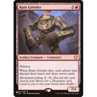 遺跡掘削機/Ruin Grinder《英語》【Reprint Cards(The List)】