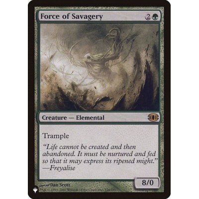 野蛮の怒り/Force of Savagery《英語》【Reprint Cards(The List)】