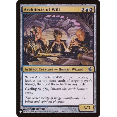 意思切る者/Architects of Will《英語》【Reprint Cards(The List)】