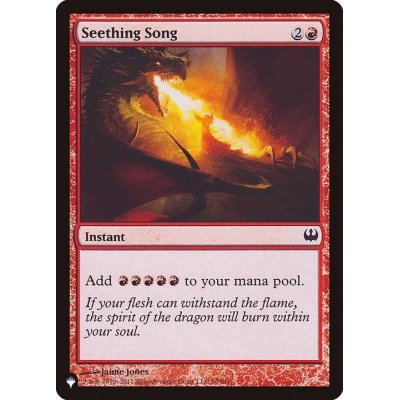 [EX+]煮えたぎる歌/Seething Song《英語》【Reprint Cards(The List)】