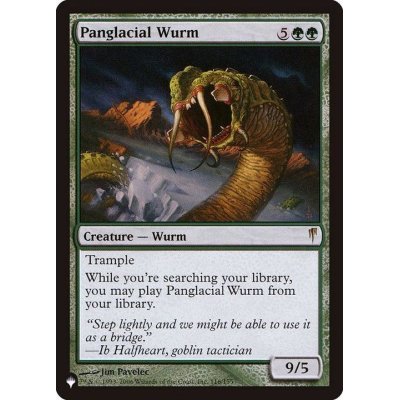 [EX+]氷河跨ぎのワーム/Panglacial Wurm《英語》【Reprint Cards(The List)】