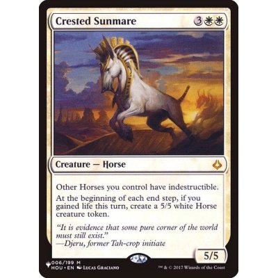 冠毛の陽馬/Crested Sunmare《英語》【Reprint Cards(The List)】