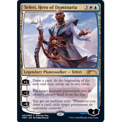 [EX+](Premier Play)ドミナリアの英雄、テフェリー/Teferi, Hero of Dominaria《英語》【PRM】