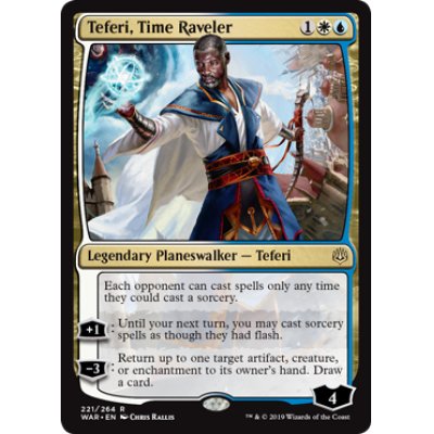 [EX+](FOIL)時を解す者、テフェリー/Teferi, Time Raveler《英語》【WAR】