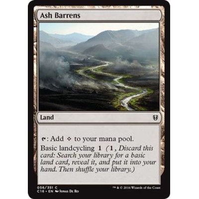 灰のやせ地/Ash Barrens《英語》【Commander 2019】