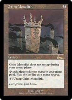 POOR]厳かなモノリス/Grim Monolith《英語》【ULG】