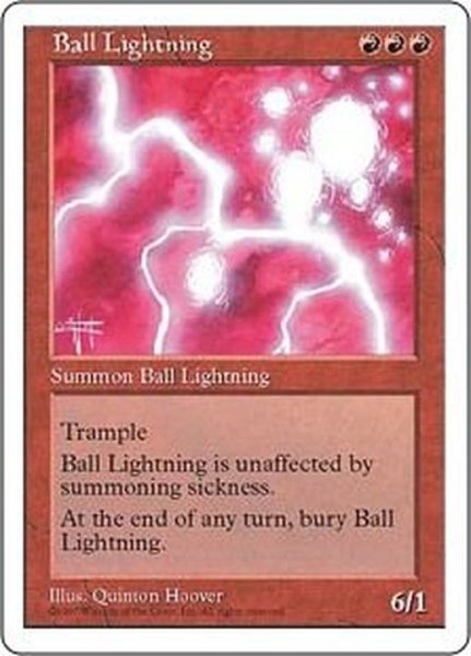 画像1: [EX]ボール・ライトニング/Ball Lightning《英語》【5ED】 (1)