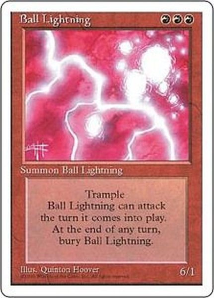 画像1: [EX+]ボール・ライトニング/Ball Lightning《英語》【4ED】 (1)