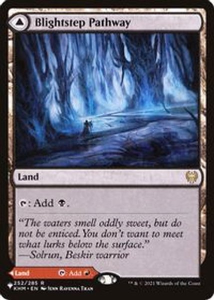 画像1: [EX+]荒廃踏みの小道/Blightstep Pathway《英語》【Reprint Cards(Secret Lair Commander)】 (1)