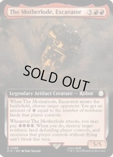 画像1: (FOIL)(フルアート)掘削機、マザーロード/The Motherlode, Excavator《英語》【PIP】 (1)