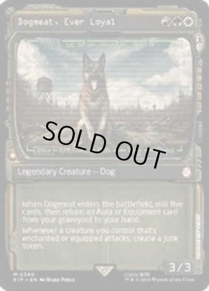 画像1: [EX+](FOIL)(ショーケース枠)忠実な友、ドッグミート/Dogmeat, Ever Loyal《英語》【PIP】 (1)