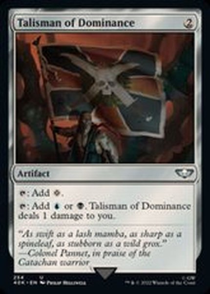 画像1: (サージFOIL)(254)威圧のタリスマン/Talisman of Dominance《英語》【40K】 (1)