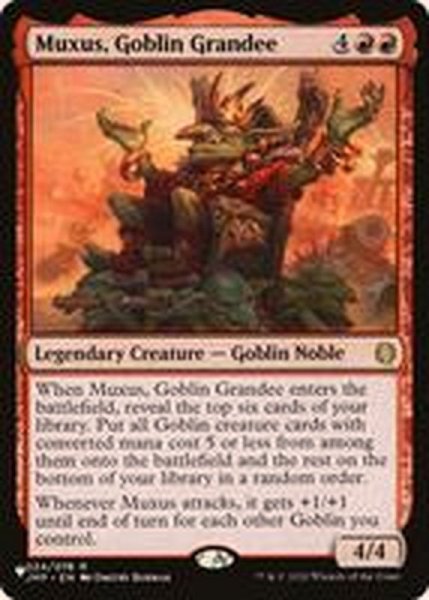 画像1: [EX+]上流階級のゴブリン、マクサス/Muxus, Goblin Grandee《英語》【Reprint Cards(The List)】 (1)